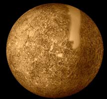Mapa incompleto de Mercurio por la Mariner 10. | NASA,Mariner 10, USGS