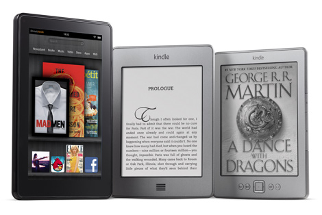 Los nuevos Kindle: Fire, Touch y la versión con teclado.