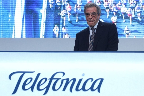 César Alierta, presidente de Telefónica. | Javier Barbancho
