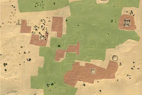 Imagen tomada por satélite de la ciudad perdida. | DigitalGlobe
