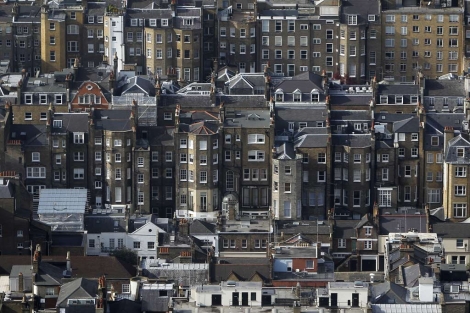Vista panorámica de un barrio residencial Londres. | Ap Vista panorámica de un barrio residencial Londres. | Ap