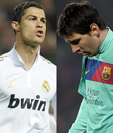 Cristiano Ronaldo y Messi.