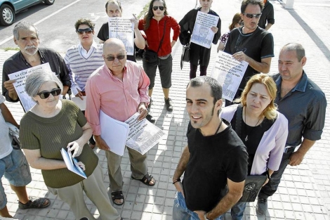 Varios integrantes de la Plataforma de Afectados por la Hipoteca. | Roberto Pérez