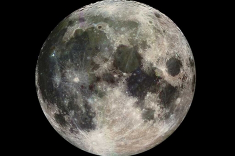 Una imagen de la Luna captada por la sonda 'Galileo'. | NASA