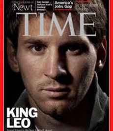 Messi, portada de 'Time'