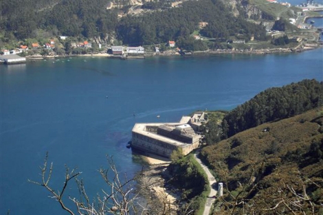 Castillo de A Palma, en la bocana de la ría ferrolana. | Turgalicia