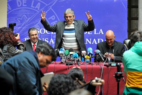 Miguel Montes Neiro, en la rueda de prensa que ha ofrecido en Granada. | Jesús G. Hinchado