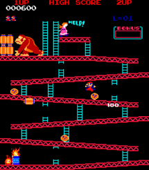 Imagen de Donkey Kong, primer éxito de Miyamoto