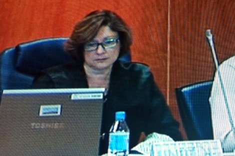 La secretaria judicial Inmaculada Núñez. | Cabanillas