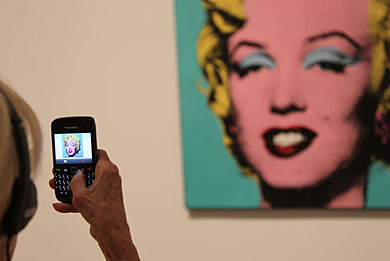 'Turquoise Marilyn', de Andy Warhol. | AFP