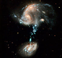 Fenómenos de marea en Arp 194 | NASA
