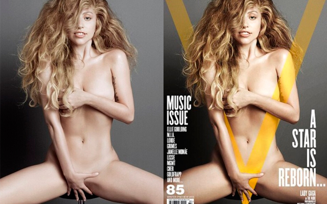 Lady Gaga desnuda para V Magazine