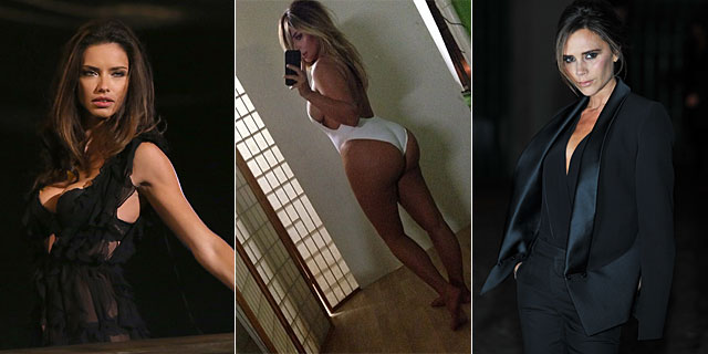 Adriana Lima, Kim Kardashian y Victoria Beckham. | Gtres/Instagram