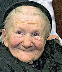 Hoy. La intrépida heroína, a sus 97 años.