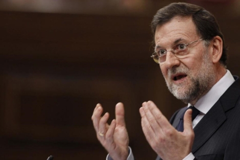 Mariano Rajoy en una sesión del control al Gobierno anterior. | Efe